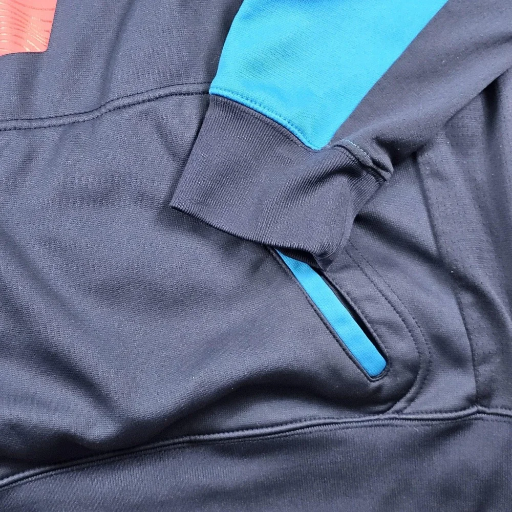 Nike KD Therma-FIT‎ Hoodie Mens Large Blue Navy Pullover Basketball 618299-410